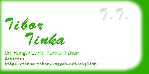 tibor tinka business card